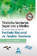 Portada de TITULADOS SANITARIOS SUPERIORES Y MEDIOS DEL INSTITUTO NACIONAL DE GESTION SANITARIA . TEST PARTE COMUN