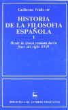Portada de HISTORIA DE LA FILOSOFIA ESPAÑOLA.  DESDE LA EPOCA ROMANA HA STA FINES DEL SIGLO XVII