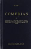 Portada de LA COMEDIA DE LA ARQUILLA; GORGOJO; EPIDICO; LOS DOS MEMECNOS; ELMERCADER; EL MILITAR FANFARRON; LA COMEDIA DEL FANTASMA; EL PERSA