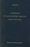 Portada de ANABASIS DE ALEJANDRO MAGNO. LIBROS IV-VIII