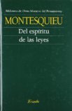 Portada de DEL ESPIRITU DE LAS LEYES