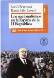 Portada de LOS NACIONALISMOS EN LA ESPAÑA DE LA II REPUBLICA