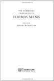 Portada de THE CAMBRIDGE COMPANION TO THOMAS MANN (CAMBRIDGE COMPANIONS TO LITERATURE)
