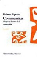 Portada de COMMUNITAS: ORIGEN Y DESTINO DE LA COMUNIDAD