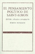 Portada de EL PENSAMIENTO POLITICO DE SAINT-SIMON
