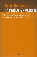 Portada de HACERLO EXPLICITO: RAZONAMIENTO, REPRESENTACION Y COMPROMISO DISCURSIVO
