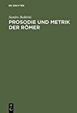 Portada de PROSODIE UND METRIK DER ROMER (GERMAN EDITION) BY SANDRO BOLDRINI (2013-01-07)