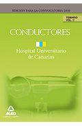 Portada de CONDUCTORES DEL HOSPITAL UNIVERSITARIO DE CANARIAS: TEMARIO VOLU MEN II