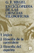 Portada de ENCICLOPEDIA DE LAS CIENCIAS FILOSOFICAS