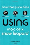 Portada de USING MAC OS X SNOW LEOPARD