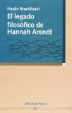 Portada de LEGADO FILOSOFICO DE HANNAN ARENDT