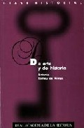 Portada de DE ARTE Y DE HISTORIA