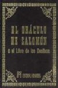 Portada de EL ORACULO  DE SALOMON O EL LIBRO DE LOS DESTINOS