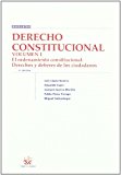 Portada de DERECHO CONSTITUCIONAL. VOL. I: EL ORDENAMIENTO CONSTITUCIONAL. DERECHOS Y DEBERES DE LOS CIUDADANOS