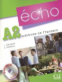Portada de ÉCHO A2. LIVRE DE L'ÉLÈVE + PORTFOLIO + DVD-ROM: NEUBEARBEITUNG