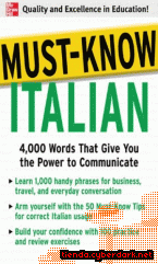 Portada de MUST-KNOW ITALIAN : 4,000 WORDS THAT GIVE YOU THE POWER TO COMMUNICATE - EBOOK