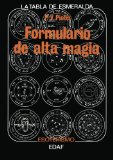 Portada de FORMULARIO DE ALTA MAGIA
