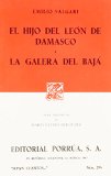 Portada de EL HIJO DEL LEON DE DAMASCO.LA GALERA DEL BAJA
