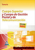 Portada de CUERPO SUPERIOR Y CUERPO DE GESTIÓN POSTAL Y DE TELECOMUNICACIÓN. TEMARIO - EBOOK