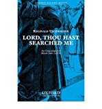 Portada de [(LORD, THOU HAST SEARCHED ME: VOCAL SCORE)] [AUTHOR: REGINALD UNTERSEHER] PUBLISHED ON (FEBRUARY, 2006)