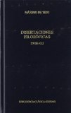 Portada de DISERTACIONES FILOSOFICAS XVII-XLI