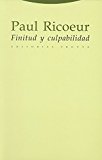 Portada de FINITUD Y CULPABILIDAD