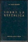 Portada de SOBRE LA REPUBLICA