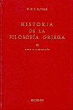 Portada de HISTORIA DE LA FILOSOFIA GRIEGA  SIGLO V. ILUSTRACION