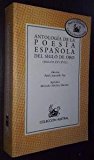 Portada de ANTOLOGIA DE LA POESIA ESPAÑOLA DEL SIGLO DE ORO