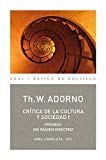 Portada de CRITICA DE LA CULTURA Y SOCIEDAD I