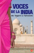 Portada de VOCES DE LA INDIA: DE TAGORE A TYREWALA