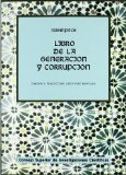 Portada de LIBRO DE LA GENERACION Y LA CORRUPCION