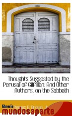 Portada de THOUGHTS SUGGESTED BY THE PERUSAL OF GILFILLAN: AND OTHER AUTHORS, ON THE SABBATH