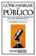 Portada de CÓMO HABLAR EN PÚBLICO