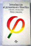Portada de INTRODUCCIÓN AL PENSAMIENTO FILOSÓFICO