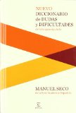 Portada de NUEVO DICC. DE DUDAS Y DIFICULTADES DE LA LENGUA ESPAÑOLA (DICCIONARIO ESPASA)