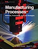 Portada de MANUFACTURING PROCESSES: MATERIALS, PRODUCTIVITY, AND LEAN STRATEGIES BY J. BARRY DUVALL (2011-10-10)
