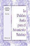 Portada de LA PALABRA SANTA PARA EL AVIVAMIENTO MATUTINO - ESTUDIO DE CRISTALIZACIÓN DE GENESIS, TOMO 5
