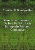 Portada de DISSERTATIO INAUGURALIS DE IURE BELLI AC PACIS IN IMPERIO ROMANO GERMANICO
