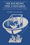 Portada de MEASURING THE UNIVERSE: COSMIC DIMENSIONS FROM ARISTARCHUS TO HALLEY BY ALBERT VAN HELDEN (1986-09-15)