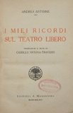 Portada de I MIEI RICORDI SUL TEATRO LIBERO