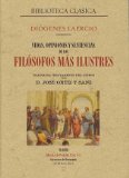 Portada de VIDAS, OPINIONES Y SENTENCIAS DE LOS FILOSOFOS MAS ILUSTRES