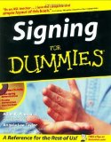 Portada de SIGNING FOR DUMMIES 1ST BY PENILLA II, ADAN R., TAYLOR, ANGELA LEE (2003) PAPERBACK