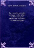 Portada de THE RAT REFERENCE TABLES AND DATA FOR THE ALBINO RAT MUS NORVEGICUS ALBINUS AND THE NORWAY RAT MUS NORVEGICUS. 1